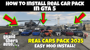 How to Install Real Cars Pack Mod in GTA 5 | 2025 NEW PACK!