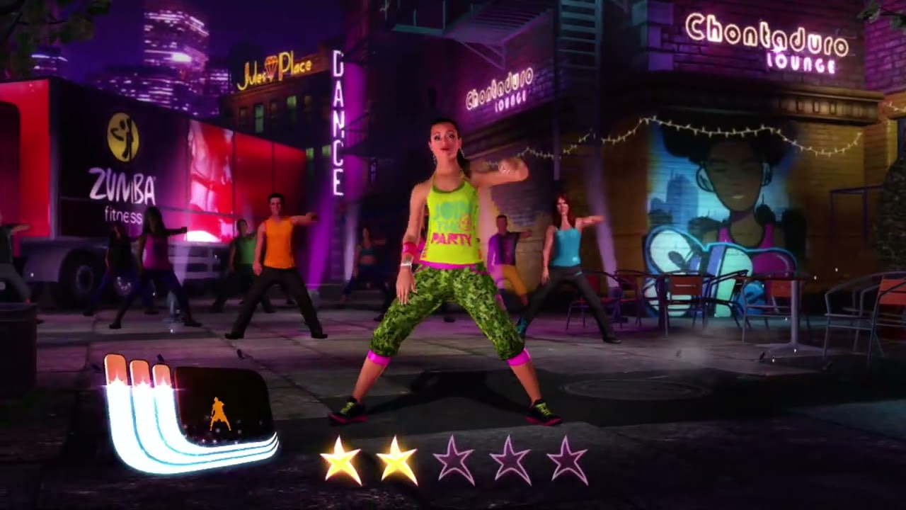 Zumba Core Fitness Drop It Low (100% TECHNIQUE RATING / 5 STARS) XBOX 360 Kinect