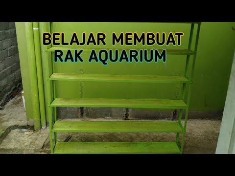 Belajar membuat rak  aquarium untuk ikan  cupang  YouTube