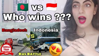 (Indo subs) Bangladesh vs Indonesian bus drivers | Bangladeshi bus driver skills Reaction screenshot 3