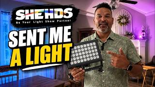 SHEHDS 44x10W RGBW Waterproof Flood Light | Frost Lens Effect Demo