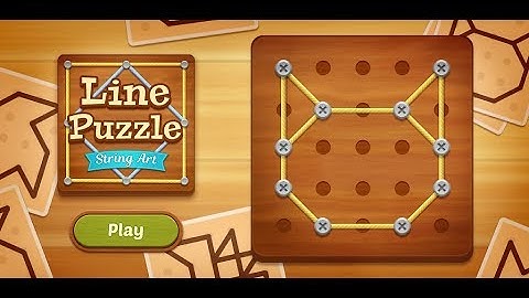 Line Puzzle: String Art. Android Gameplay.  Level 31to 60 for beginners oak