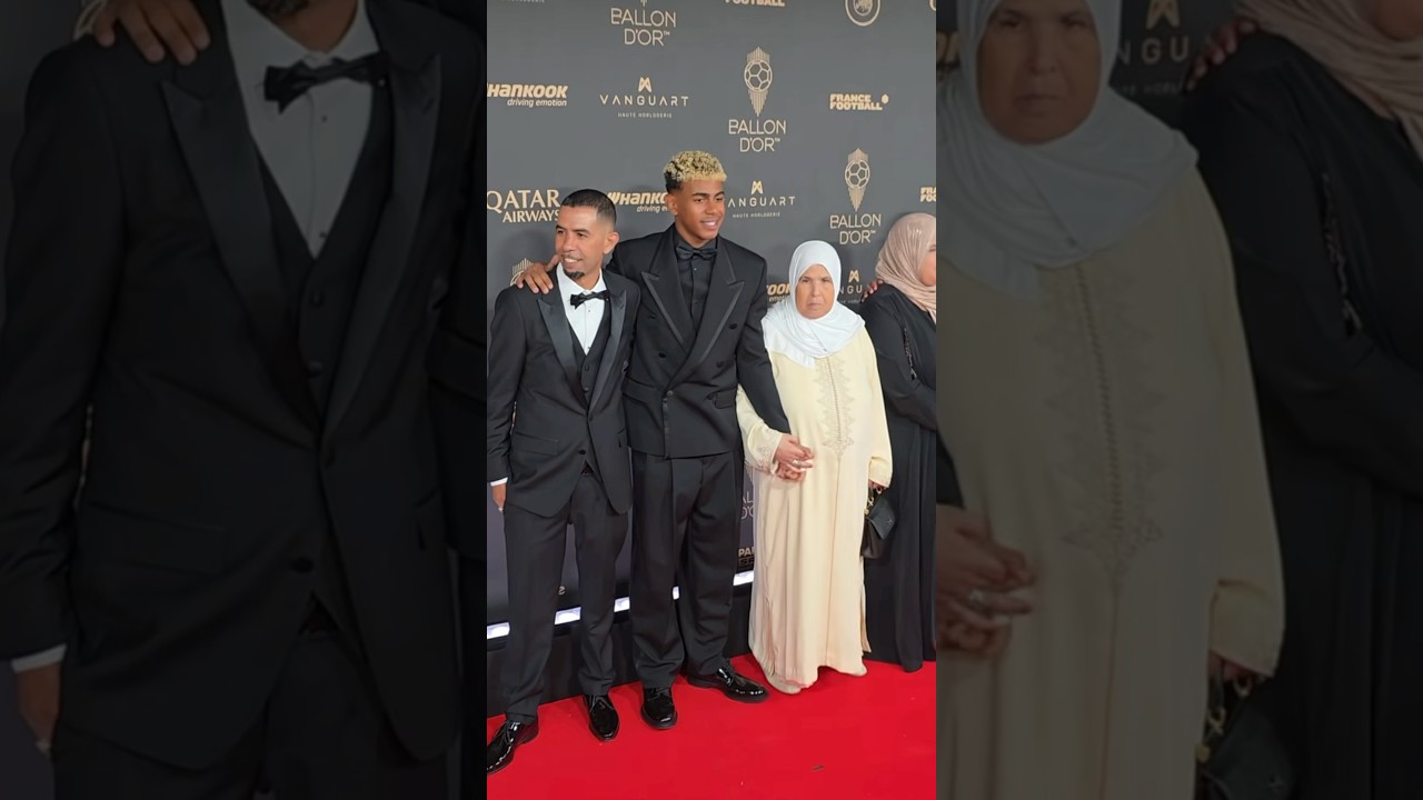 Lamine Yamal’s family moved closer to stage at Ballon d’Or ceremony