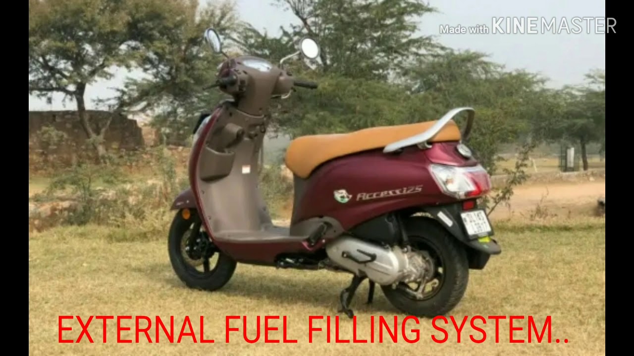 SUZUKI ACCESS 125 FI BS6 WITH EXTERNAL FUEL FILLING SYSTEM YouTube