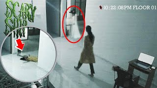 A real ghost attack on a girl at home while working at night |CCTV Video |Mysterious Video