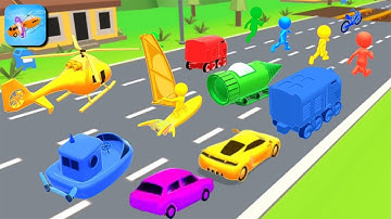 Shape Shifting All Levels 🏃‍♂️🚗🚲🚦 Gameplay Walkthrough Android, ios Big Update PC Full Screen159 .