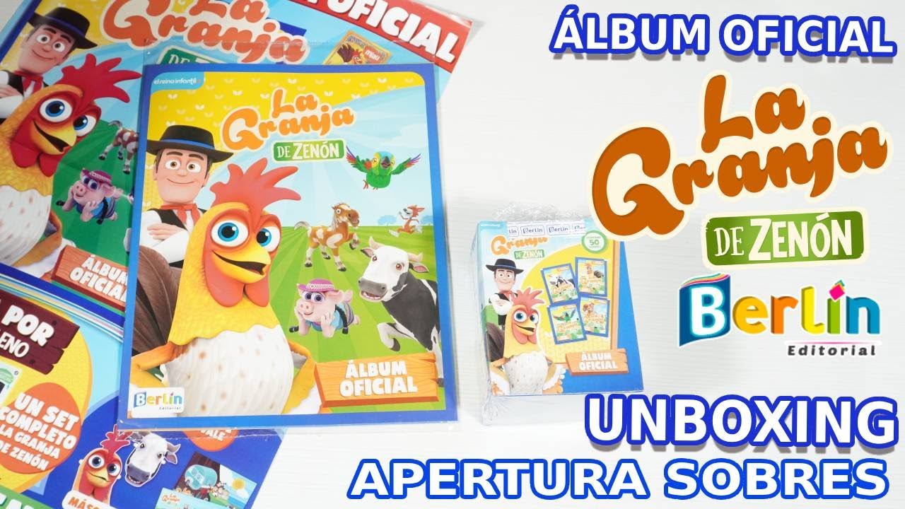 Álbum La Granja de Zenón de Editorial Berlín: Revisión y Apertura de 50 sobres
