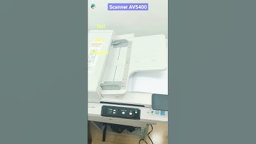 Test Scanner Avision AV5400 -Scan A3 Paper Size #shorts