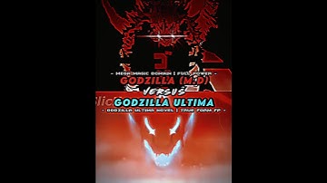 Godzilla magic domain vs godzilla ultima (true form) #short #godzillaultima #godzillamagicdomain