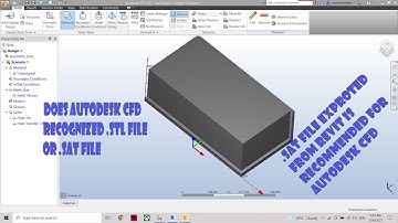 REVIT 3D OBJECT  .STL OR  .SAT FILE FOR AUTODESK CFD