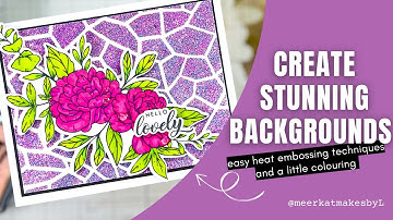 Heat Embossing: The Easy & Fun Way! #wowembossingpowder #cardmaking #cards #papercraft