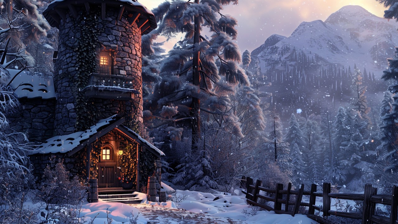 Mystic Celtic Winter Cottages | Medieval Celtic Music for Calm, Relaxation & Study