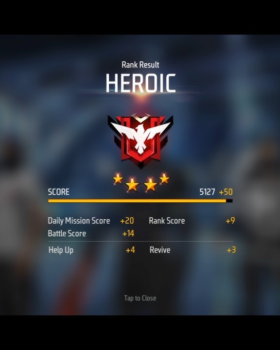 Download lagu Heroic 4 STAR TO 🤔 Heroic 5 STAR 😱  BR RANK PUSH master 6000 SCORE#short #shorts #freefire
