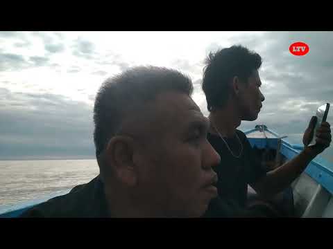 Mengelilingi Taluak Kasai Dengan Speed boat di Kecamatan Batang Kapas 