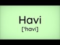 Havi (Esperanto)