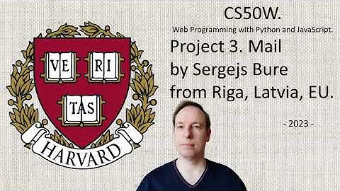 CS50W. Project 3. Mail.