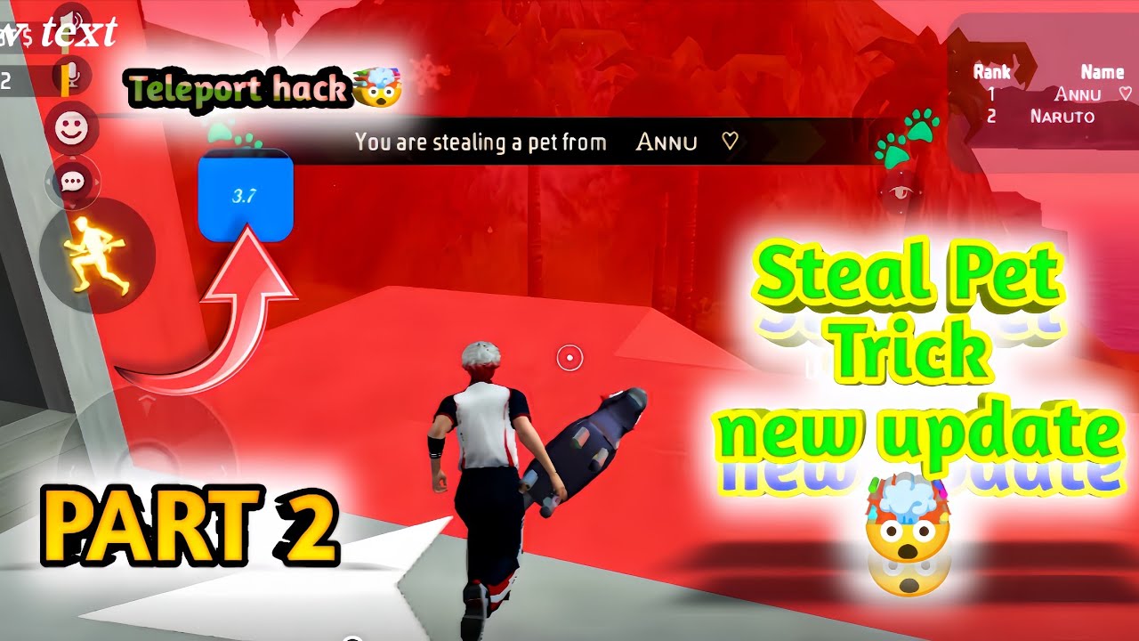 How to steal others pet in freefire craftland Part 2 😱 | steal a pet tips and trick | Craftland glic