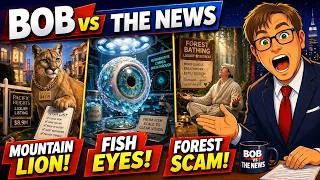 Mountain Lion in San Francisco! Fish-Scale Eye Science! Forest Bathing?! | Bob vs. The News