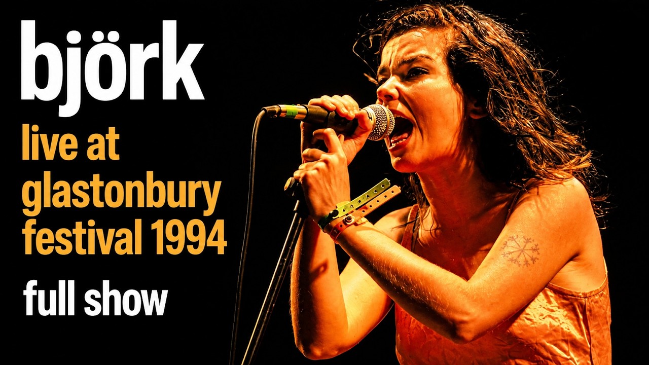 Björk live at The Glastonbury Festival 1994 - Full Show - YouTube