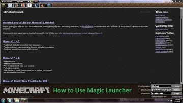 Minecraft - How to Use Magic Launcher