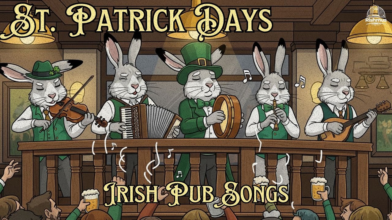 Rainy Day Irish Pub Songs 2025 | Cozy Celtic Folk & Tin Whistle Melodies for Stormy Tavern Nights