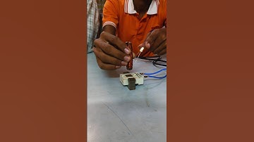 Electromagnetic induction experiment Iti practical classes #iti_ practical