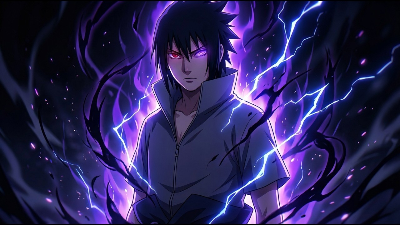 CROWNED IN SCARS – Sasuke Uchiha Inspired Dark Anime Workout Song | Naruto AURA Music