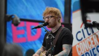 Ed Sheeran performing Galway girl on todayshow