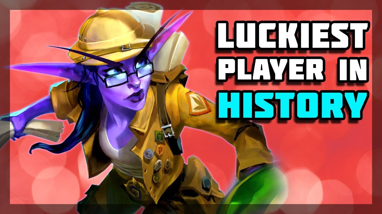 Hearthstone Luckiest Player in History YouTube