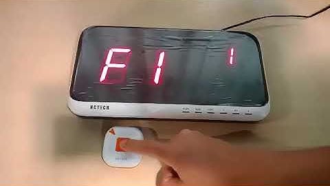 SR-A2003 Monitor: Tutorial on Registering calling button.