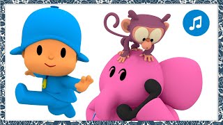 🙈 Five Little Monkeys! | The BEST Pocoyo Singalong Songs | Animaj Kids