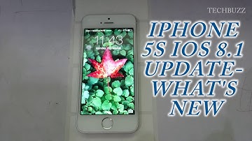 iPhone 5S iOS 8.1 Update