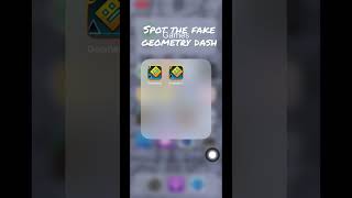 Can you spot the fake geometry dash?(really hard)