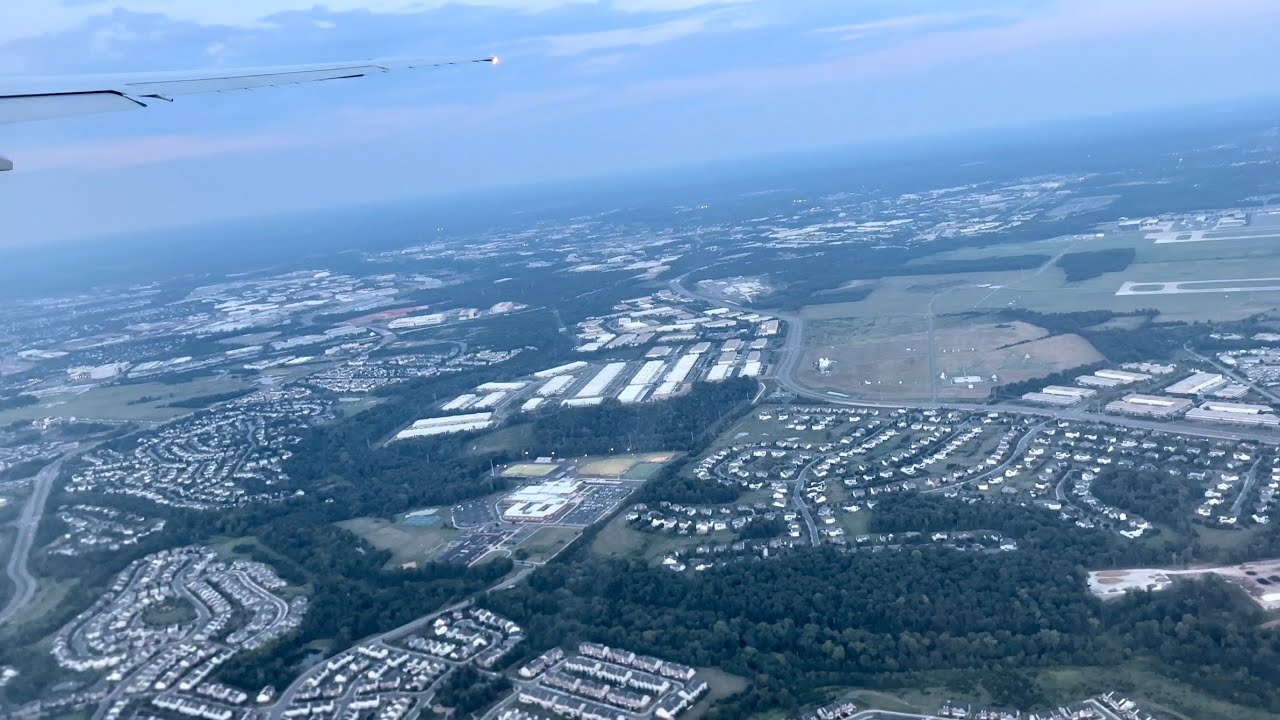 Takeoff from Washington Dulles Airport | Spectacular View