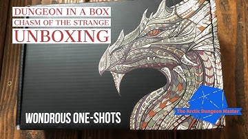 Dungeon in a Box Chasm of the Strange UNBOXING Arctic Dungeon Master
