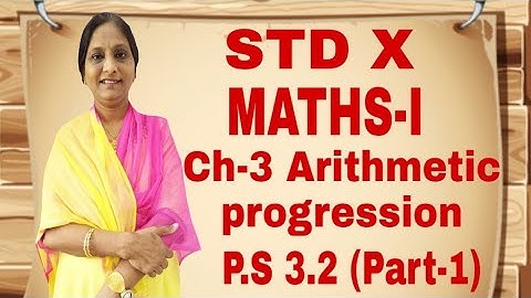 CLASS-10 MATHS-I Ch-3 Arithmetic Progression practice set 3.2 (part-1) QNo.(1 to 5)