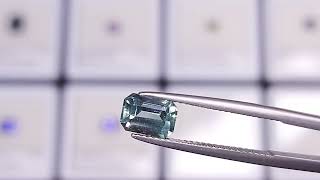 Tourmaline Verte Bleutée 1,42 Carat, Afghanistan Ref Gemtou-0018