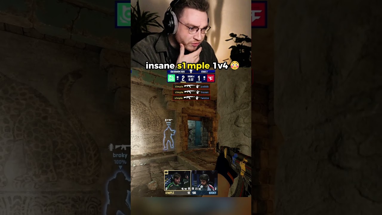 s1mple doing everything 😳