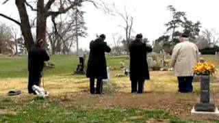 Gravestone dedication