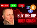 LIVE Bitcoin &amp; Altcoin Trading! Droht JETZT der CRASH?