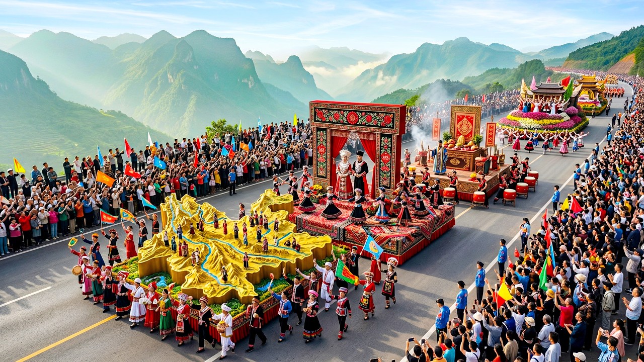 🌄 Парад этнических меньшинств провинции Юньнань, Китай, 2026 (4K) | Яркий фестиваль культурного чес