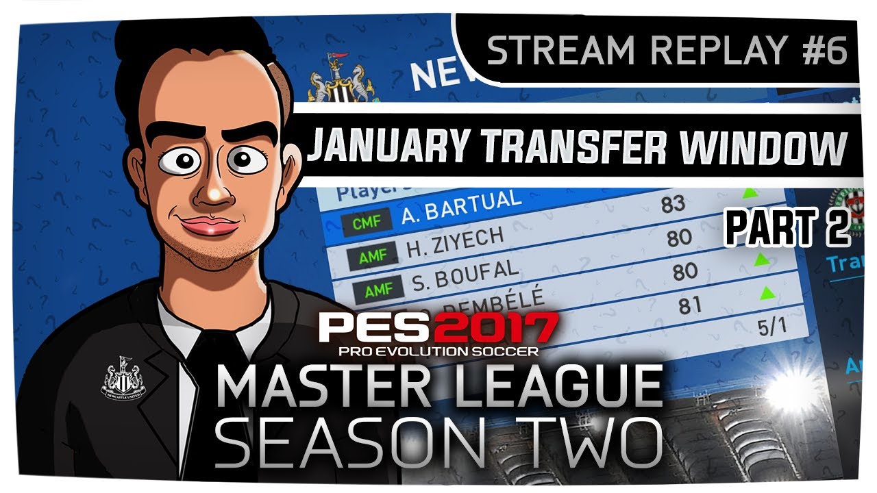 PES 2017 - Master League S2E6 January Transfer Window! | Stream Replay | Part 2 promise rings