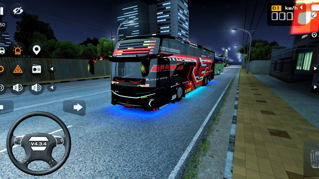 Bus Simulator Tapi Bus-nya Sultan Banget ‼️Troubo, Lampu Ambient, Full Mod Mewah 🔥‼️