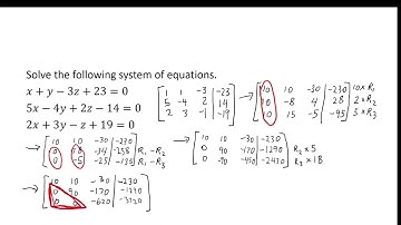 Grade 12 Calculus and Vectors MCV4U Lesson 9.040 Intersection of Three Planes