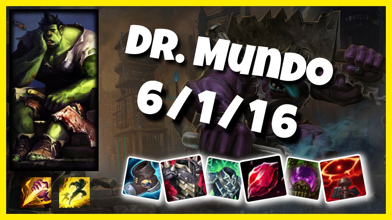 Dr. Mundo 11.4 S11 Jungle Challenger Replay (6/1/16) - BR