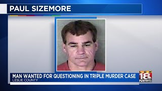 Man Wanted for Questioning in Triple Murder Case