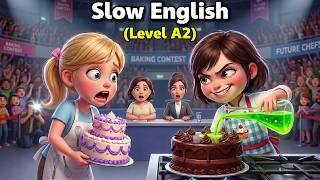 The Poor Girl Won The Baking Competition | Slow English (Level A2)