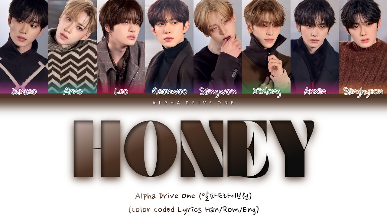 AI COVER] ALPHA DRIVE ONE (알파드라이브원) 'HONEY' I [Color coded