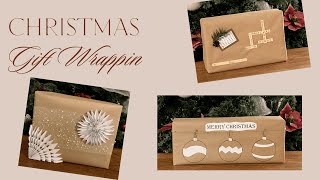 3 AMAZING Christmas gifts wrapping ideas experiments! Snowflake, Crossword, Christmas decoration.