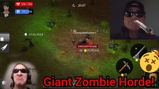 Fighting Huge Zombie Horde Dingus Reviews Game Zombie Raiders Beta screenshot 2